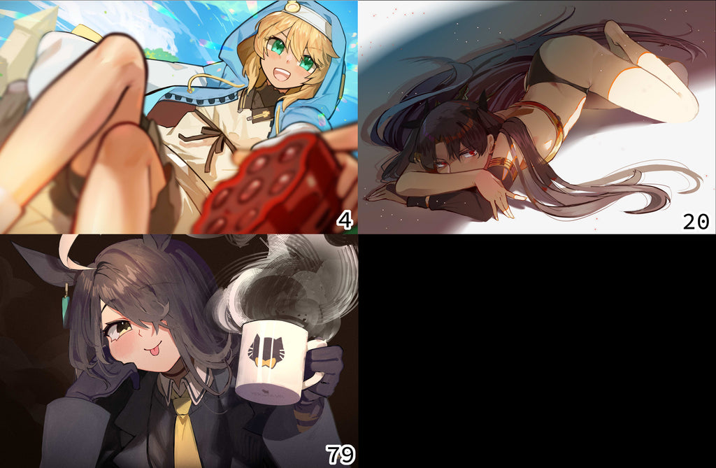 11"x17" Prints Anime & Video Games - Guilty Gear, Frieren, Limbus Company, etc.