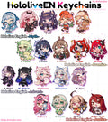 HololiveEN Keychains: Myth, Promise, Advent, Justice Gens