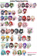 Anime/Game Keychains: Frieren, HSR, Fire Emblem, Nikke, ZZZ, etc