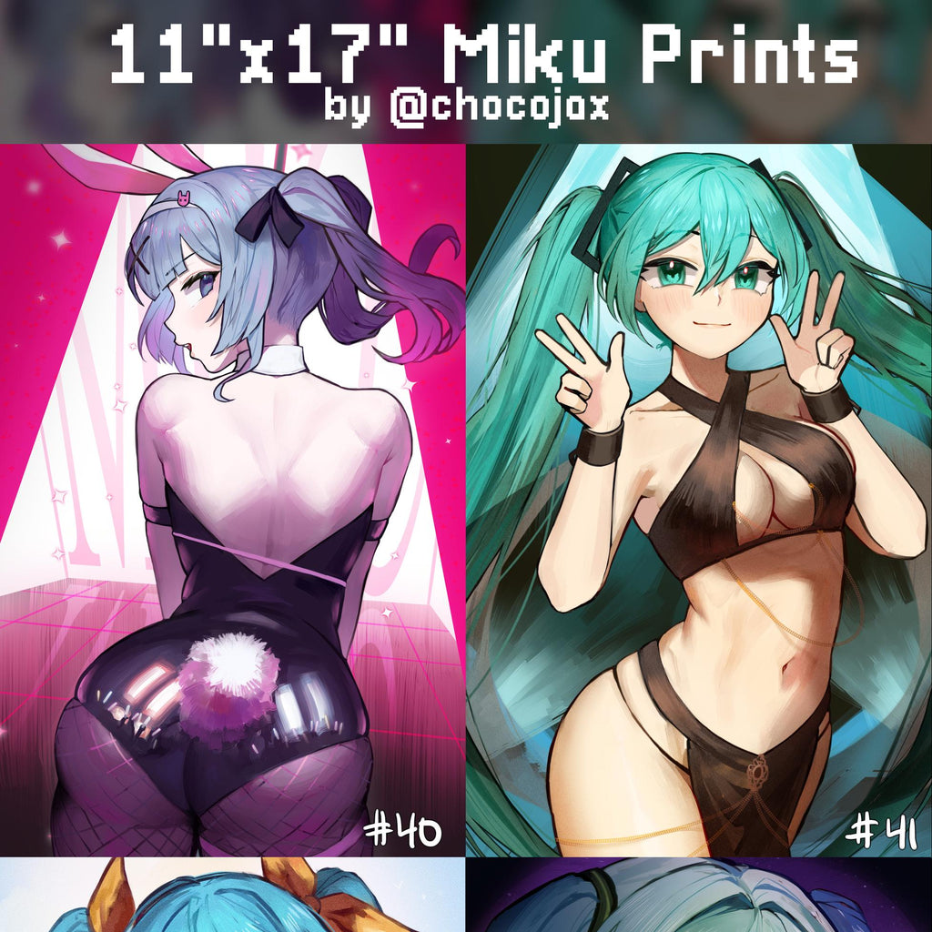 11"x17" Miku/Vocaloid Prints