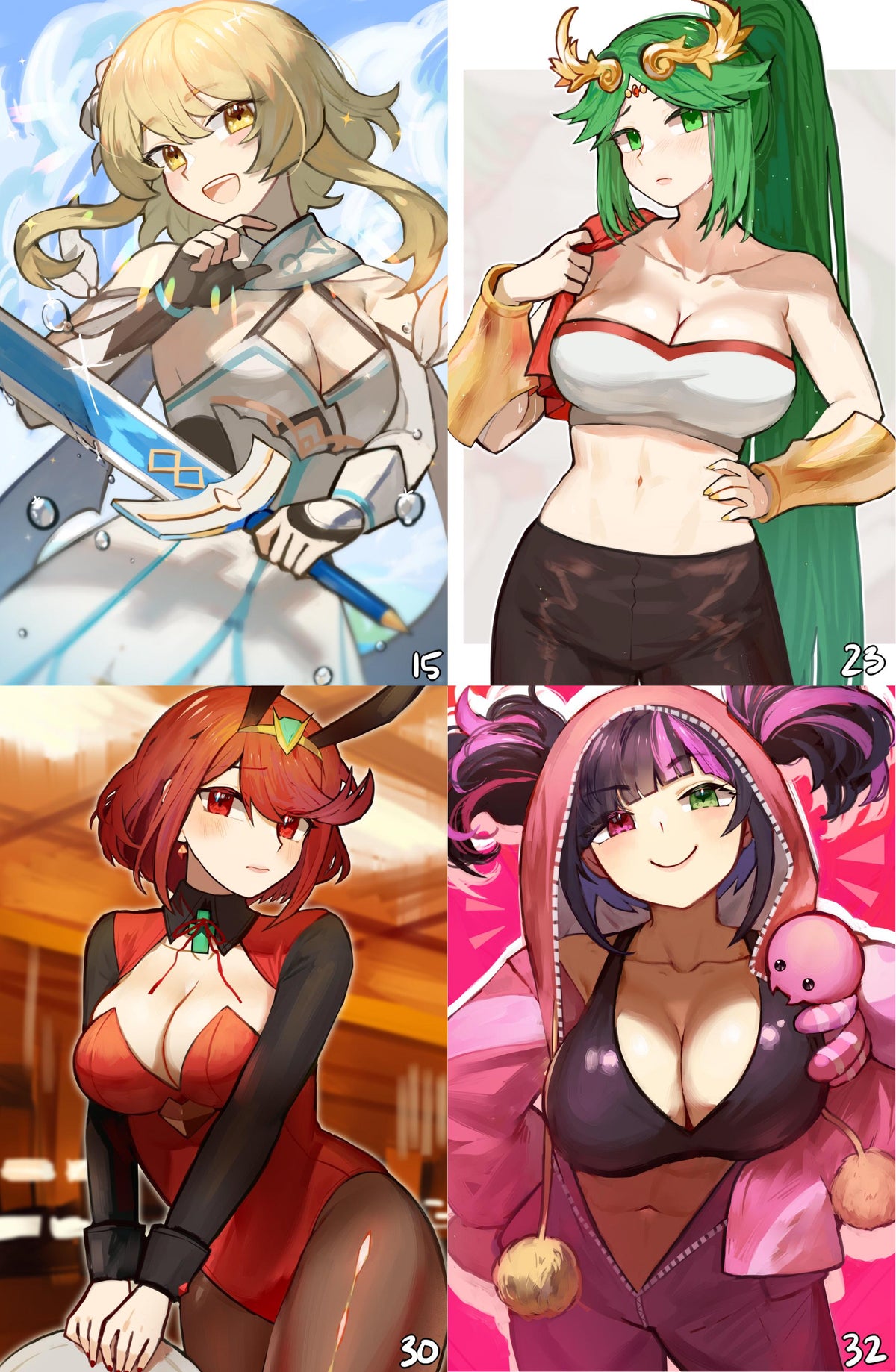 11"x17" Prints Anime & Video Games - Guilty Gear, Frieren, Limbus Company, etc.