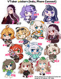 VTuber Stickers - Indie, Phase Connect