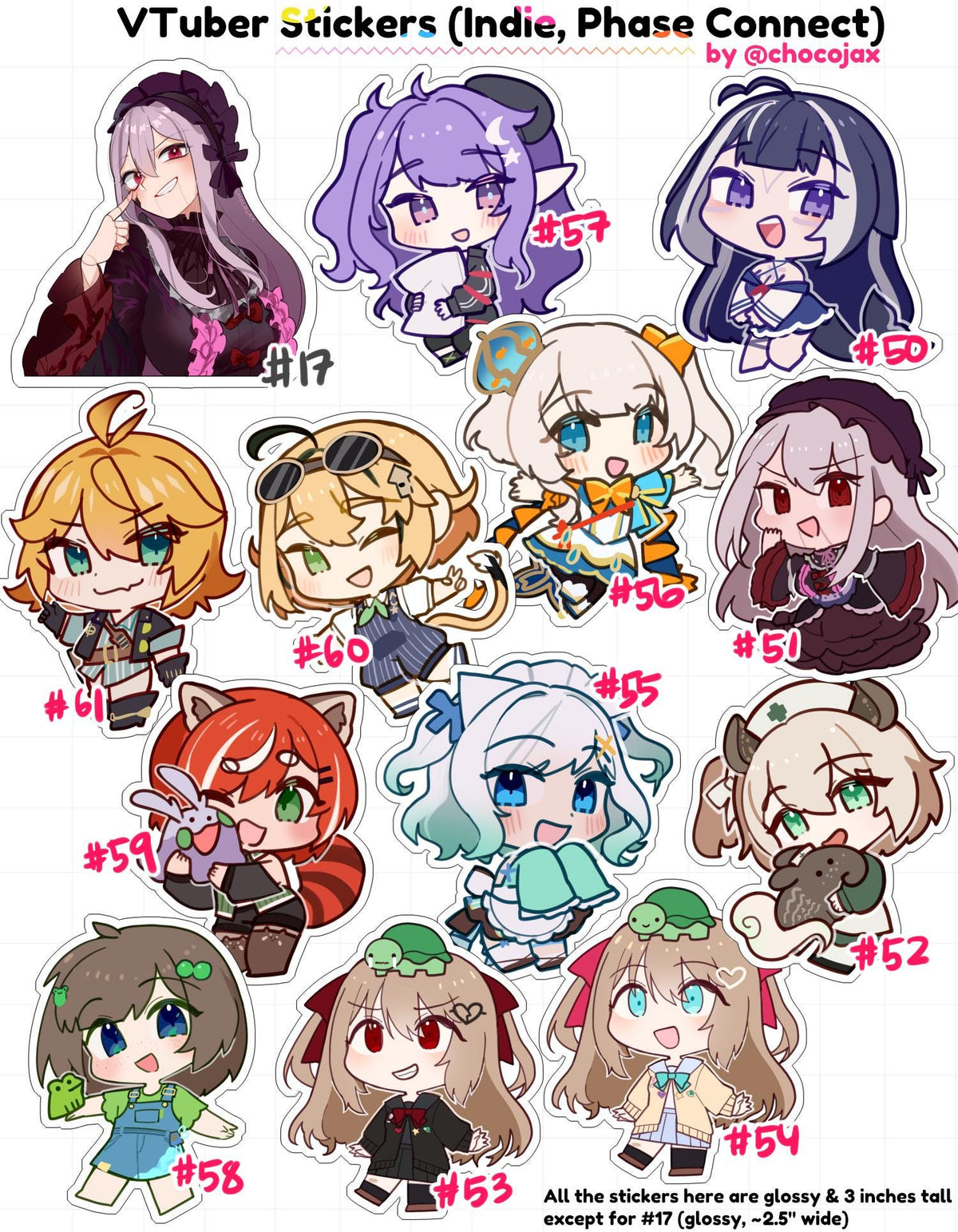 VTuber Stickers - Indie, Phase Connect