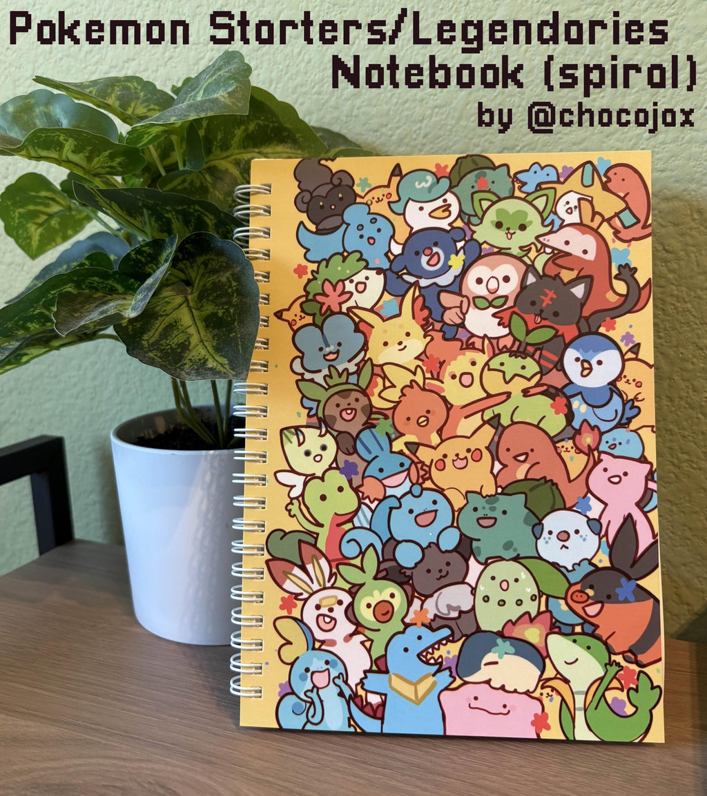 [PRE-ORDER ITEM] Pokemon Notebook, Sticker book