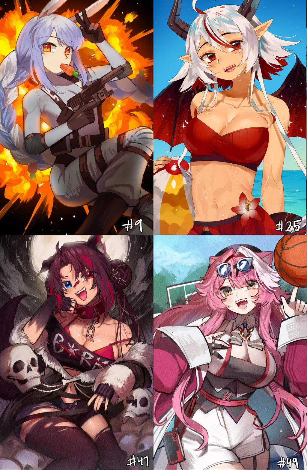 11"x17" VTuber Prints - Indie, Hololive