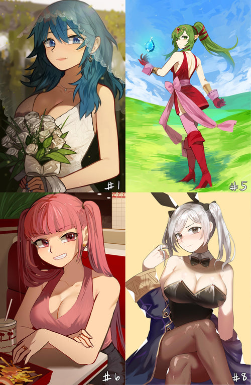 11"x17" Fire Emblem Prints