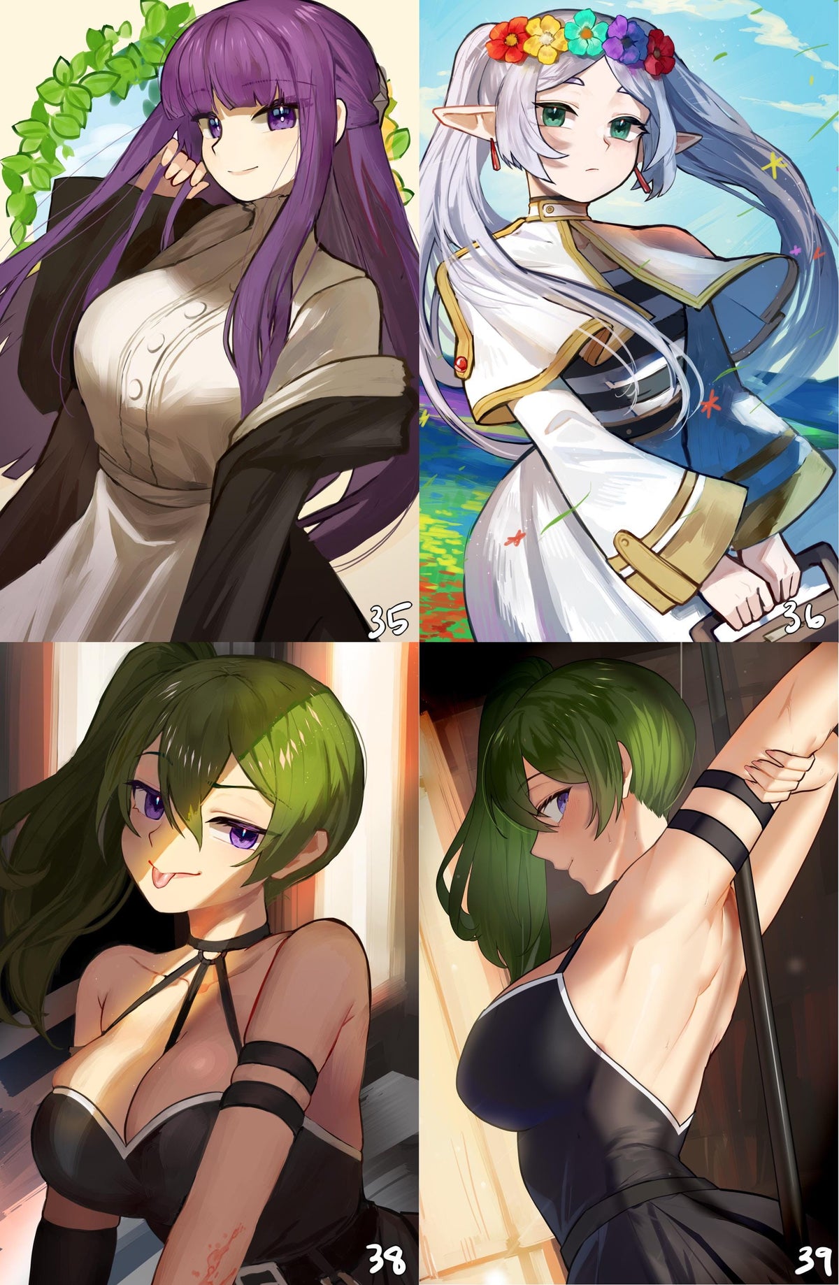 11"x17" Prints Anime & Video Games - Guilty Gear, Frieren, Limbus Company, etc.