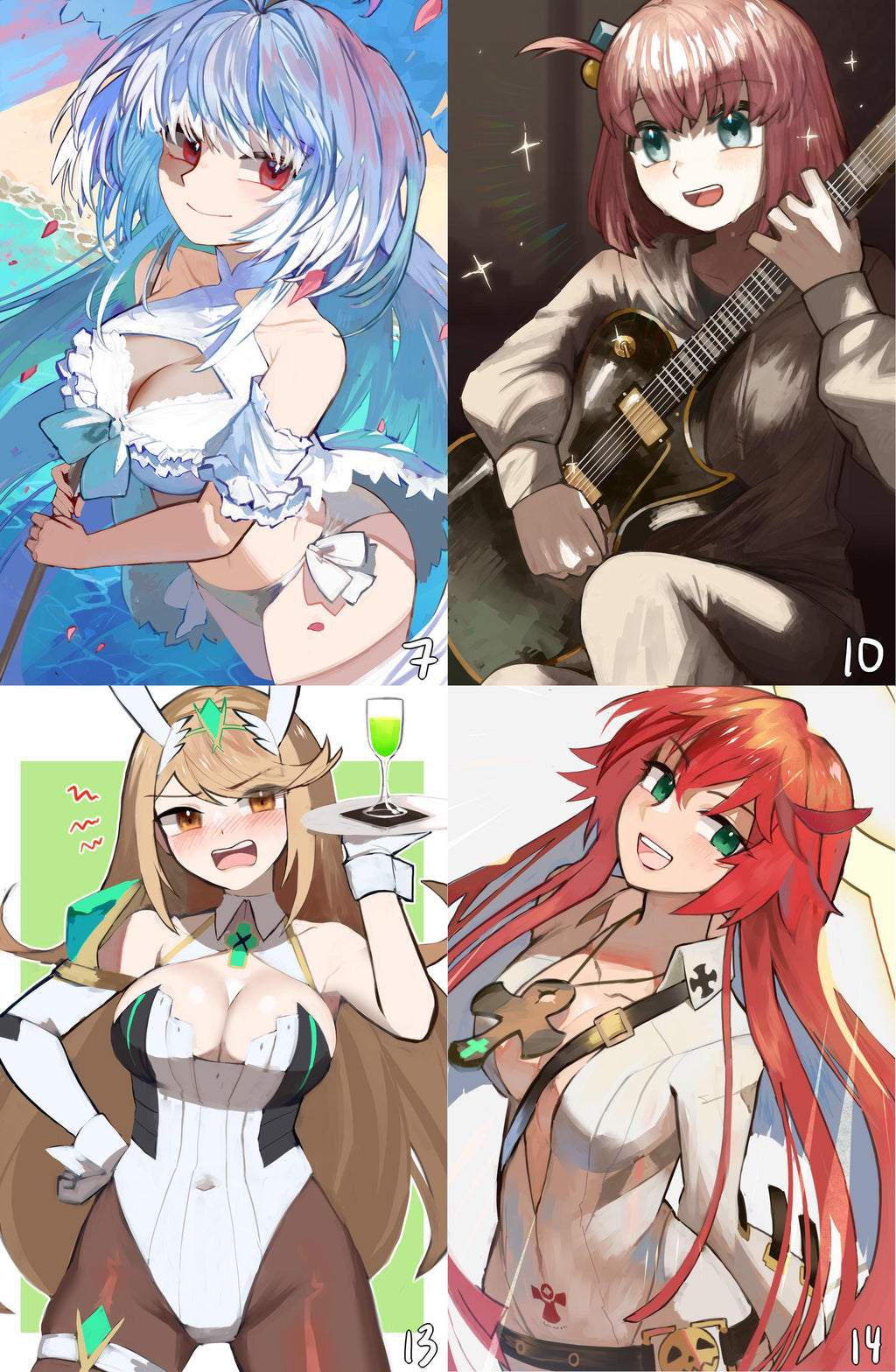 11"x17" Prints Anime & Video Games - Guilty Gear, Frieren, Limbus Company, etc.