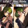 11"x17" Prints Anime & Video Games - Guilty Gear, Frieren, Limbus Company, etc.