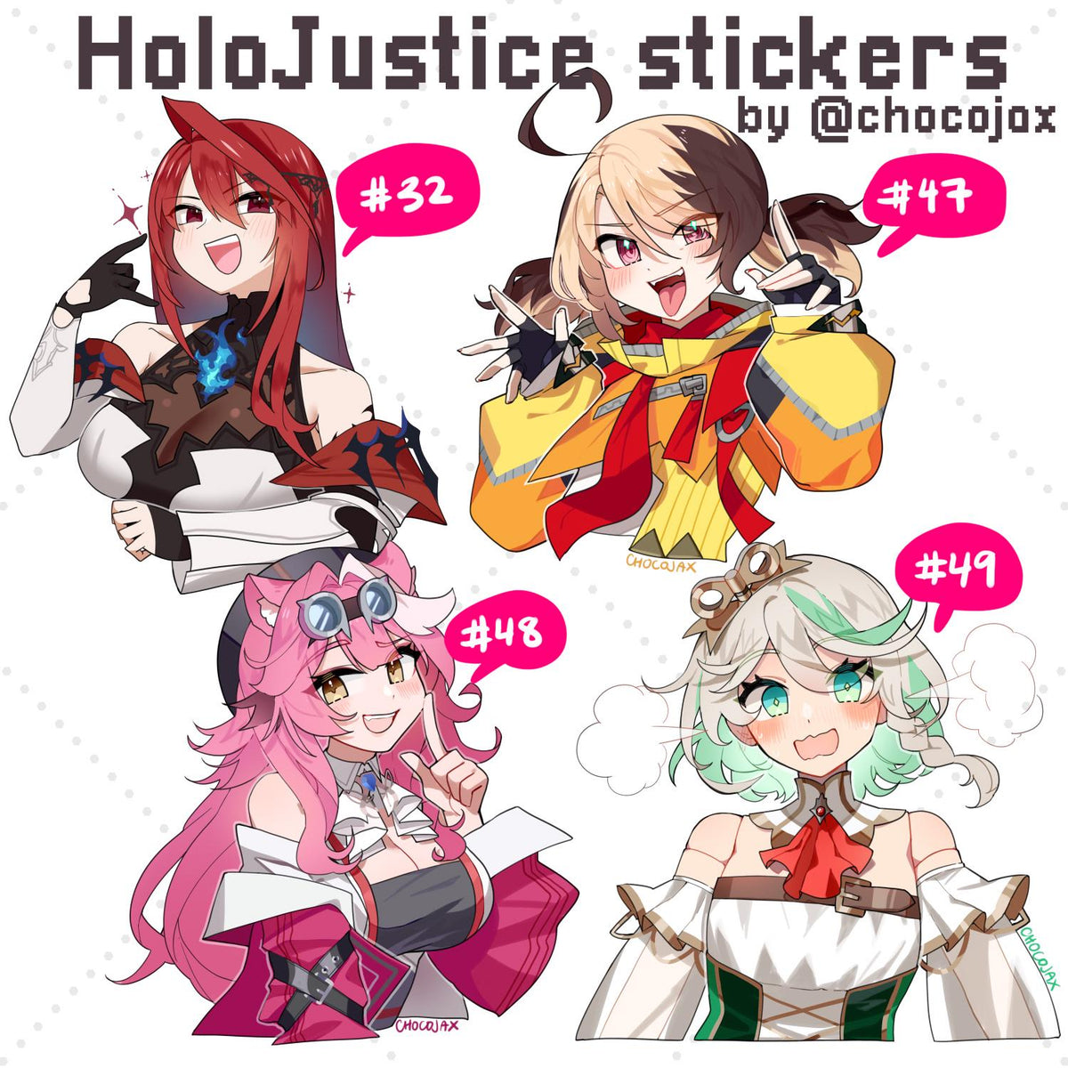 Hololive Justice Stickers