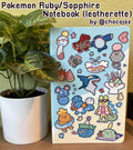 [PRE-ORDER ITEM] Pokemon RSE Spiral, Leatherette Notebook