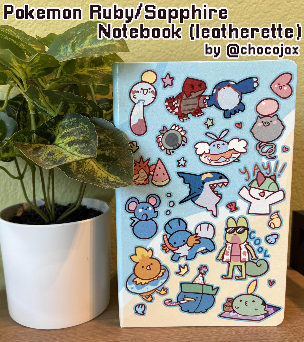 [PRE-ORDER ITEM] Pokemon RSE Spiral, Leatherette Notebook