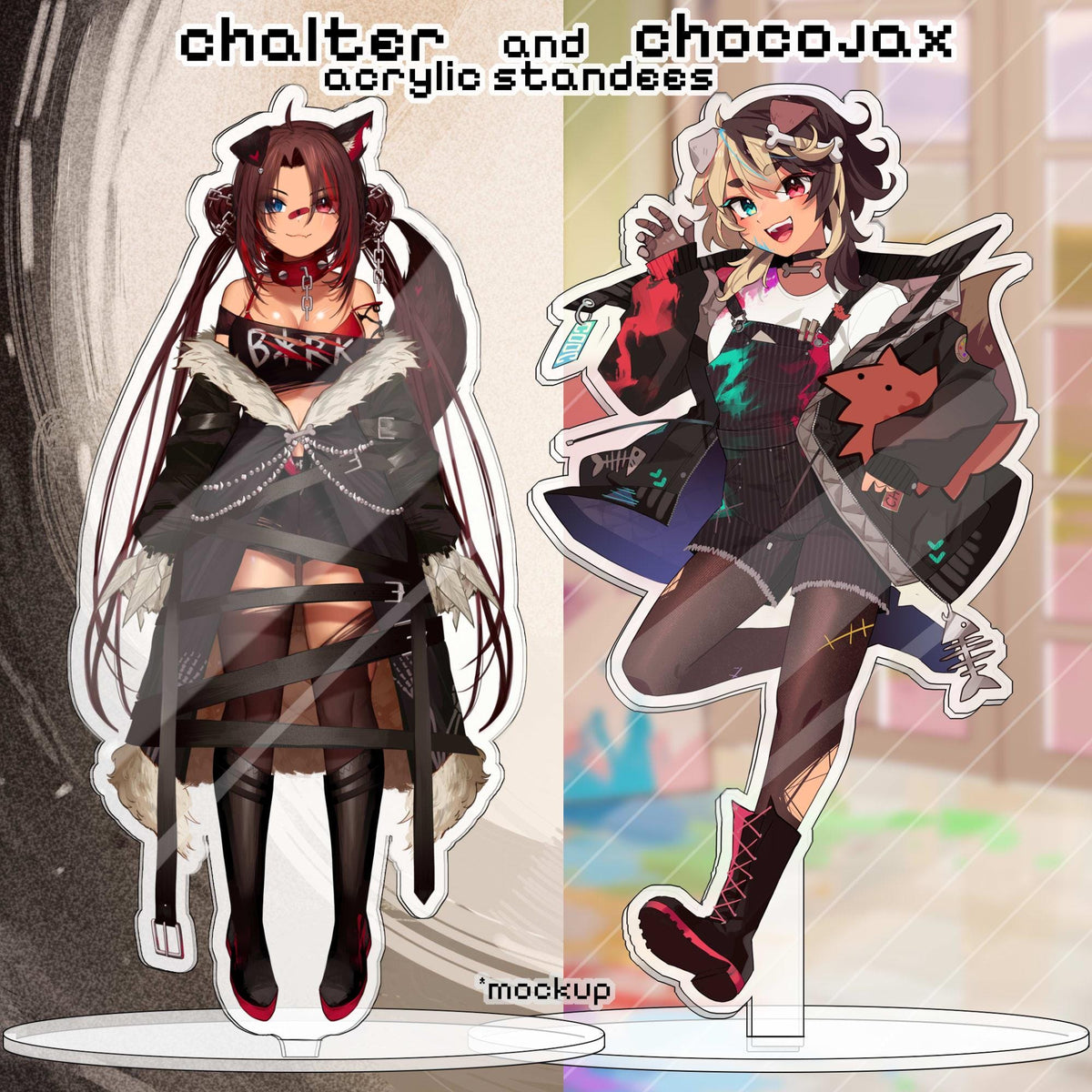 Chocojax, Chocojax Alter VTuber 7.8" Double-Sided Clear Acrylic Standee