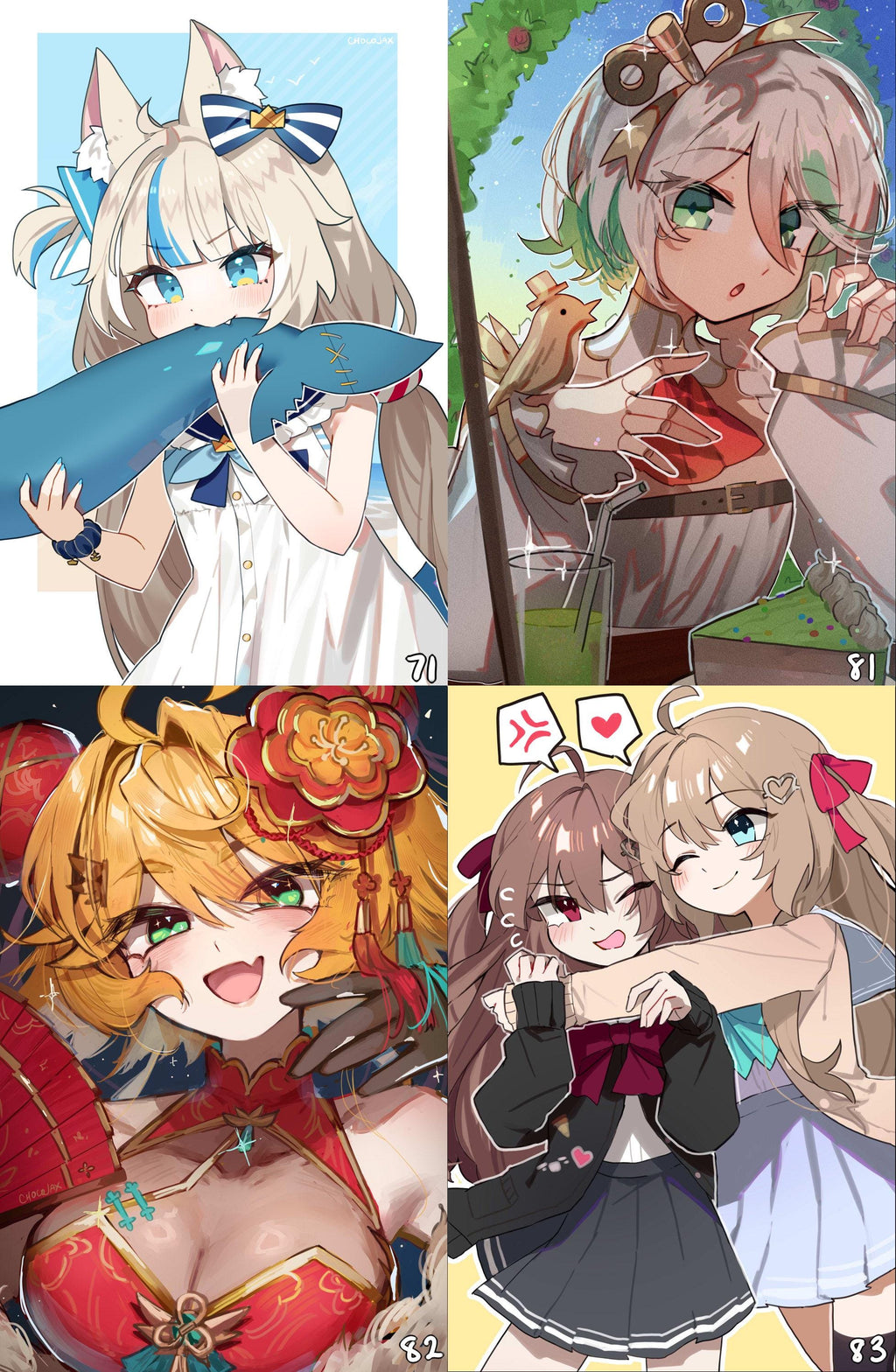 11"x17" VTuber Prints - Indie, Hololive