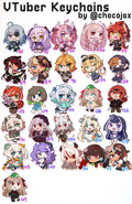 VTuber Keychains: Indie, Phase Connect