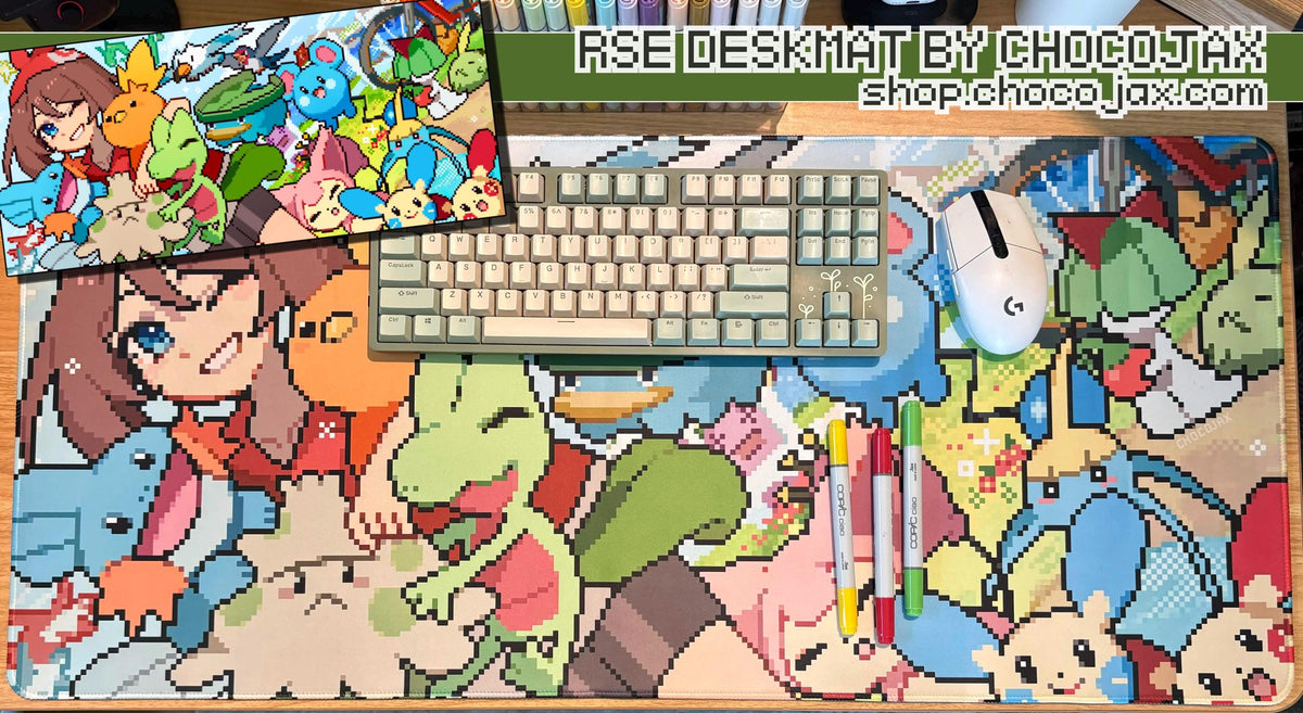 May with R/S/E Starters XL Mousepad Deskmat