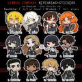 Limbus Company Keychains Charms & Stickers