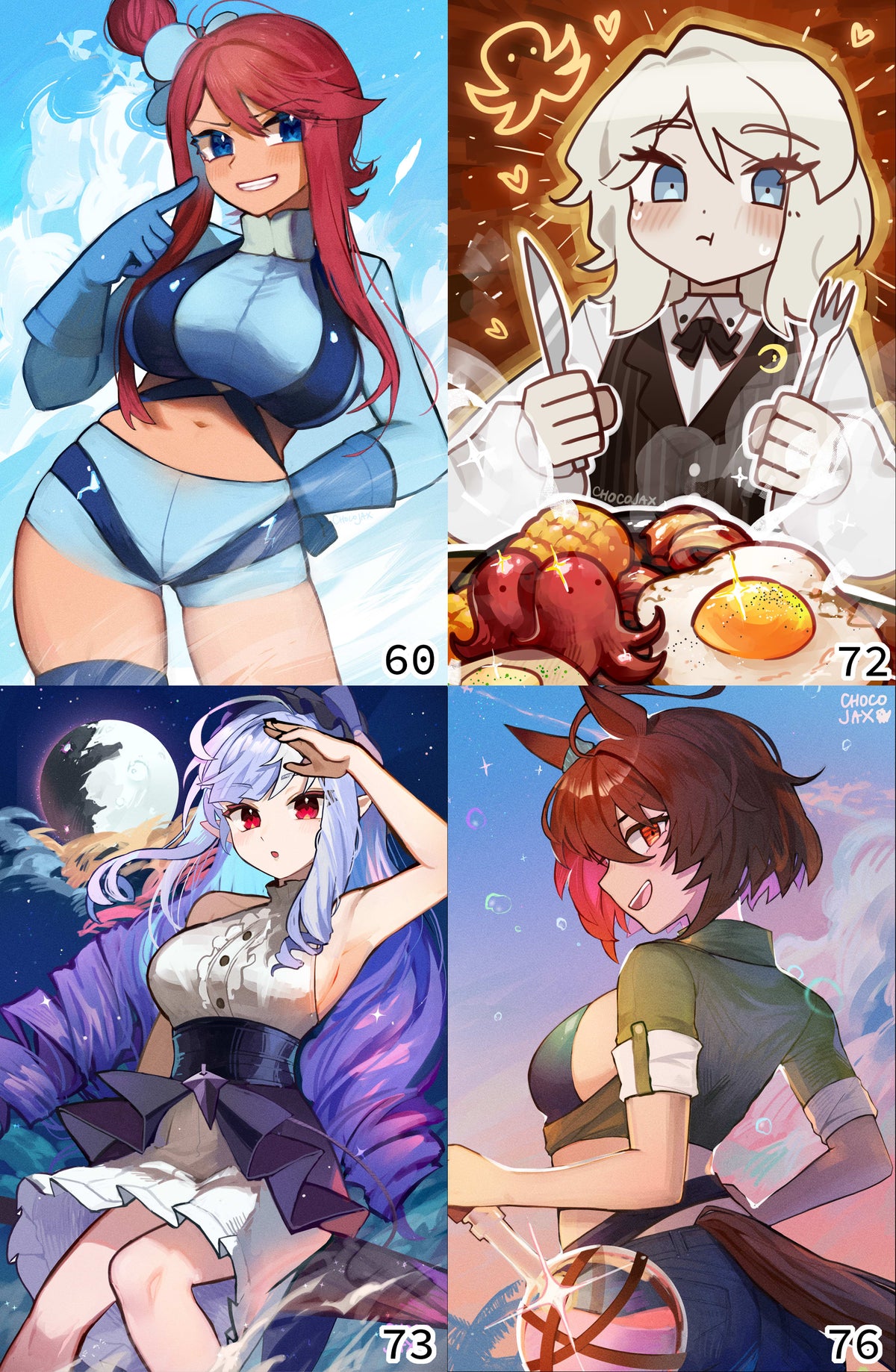 11"x17" Prints Anime & Video Games - Guilty Gear, Frieren, Limbus Company, etc.